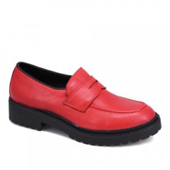 WOMEN'S DELLA LOAFER-RED/BLACK