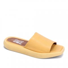 WOMEN'S GIA SLIDE SANDAL-MUSTARD