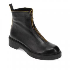 WOMEN'S GABLE BOOT-BLACK/MUSTARD