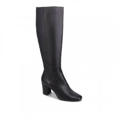 WOMEN'S VICTORIA TALL BOOT-BLACK LEATHER