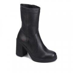 WOMEN'S LANI HEELED BOOT-BLACK