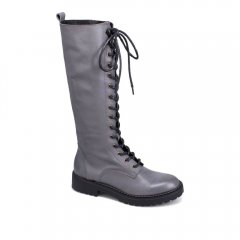 WOMEN'S DIANA TALL LACE UP BOOT-ASH
