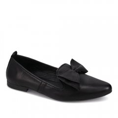 WOMEN'S ILYANNA FLAT-BLACK LEATHER