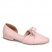 WOMEN'S IVORY FLAT-PALE PINK